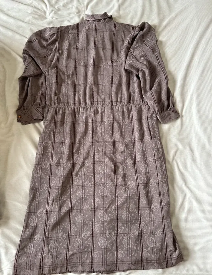 Robe longue François Galland taille 44 fleuri - photo numéro 4