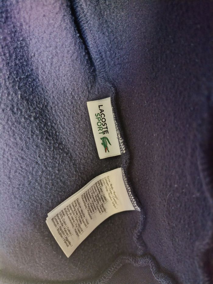 Gilet sweat lacoste - photo numéro 3