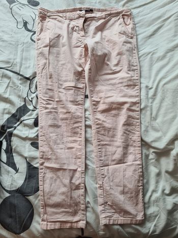 Pantalon rose pâle