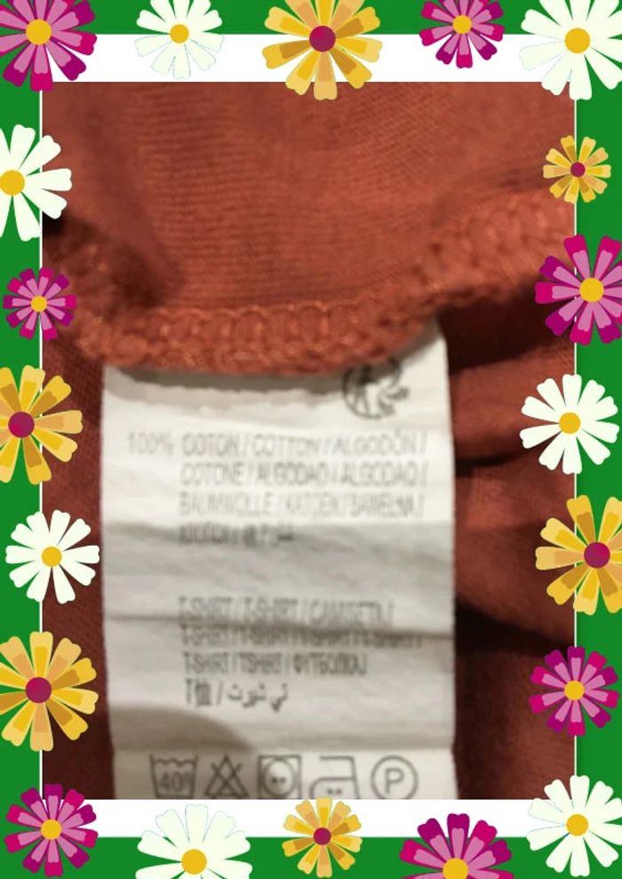 T-shirt rouille kiabi - photo numéro 4