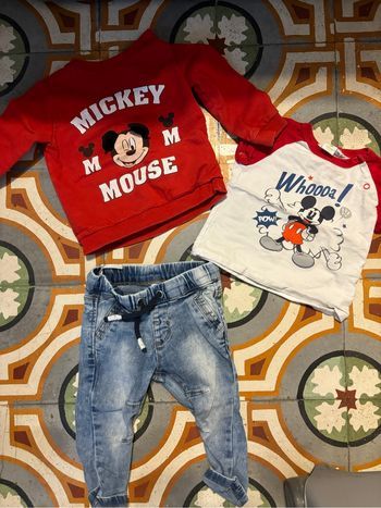 Lot vêtements Mickey