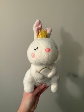 Lapin en peluche sergent major 