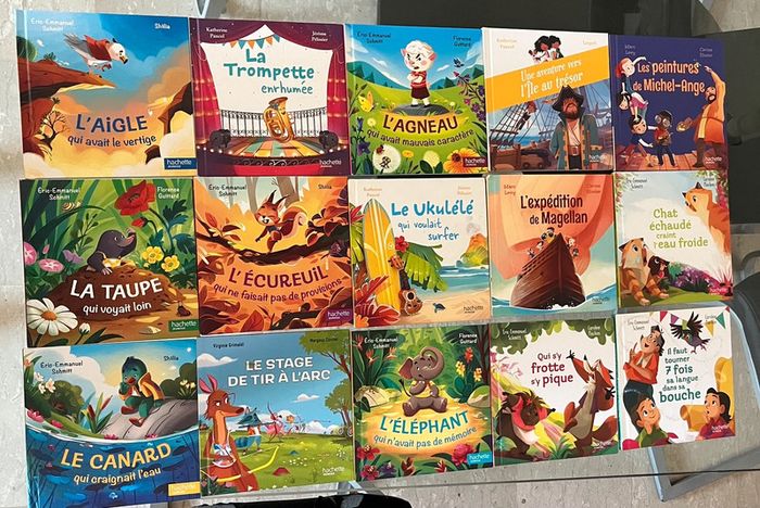 Lot de 15 livres enfants