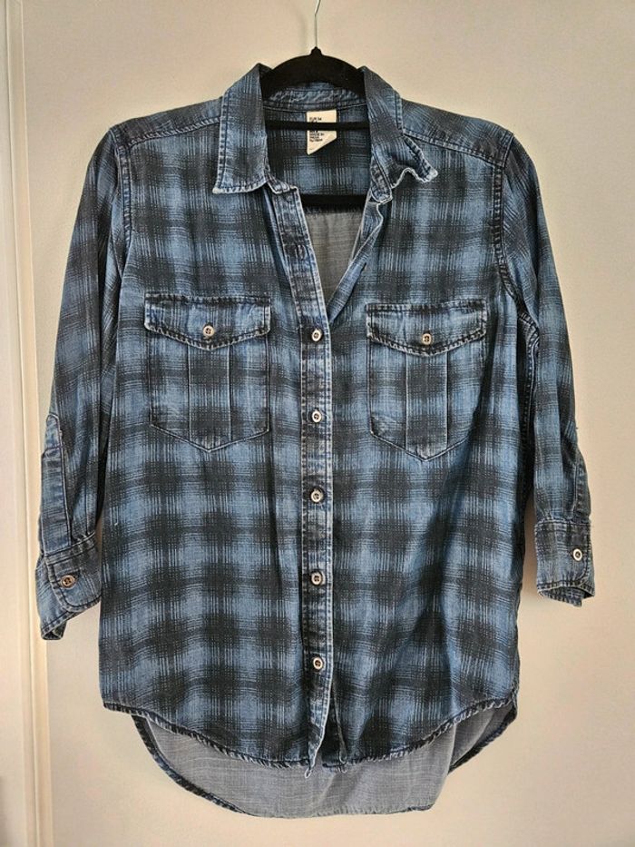 Chemise bûcheron bleu