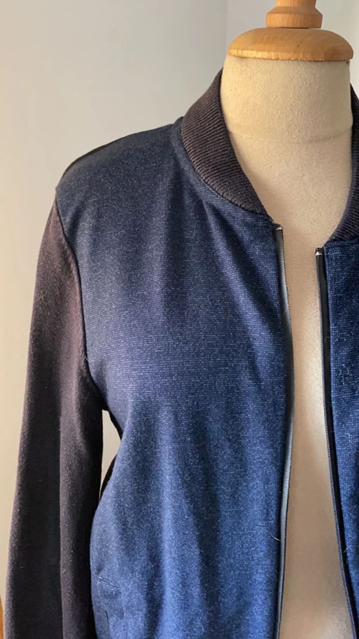 Gilet zippé bleu - taille S - Jules - photo numéro 2