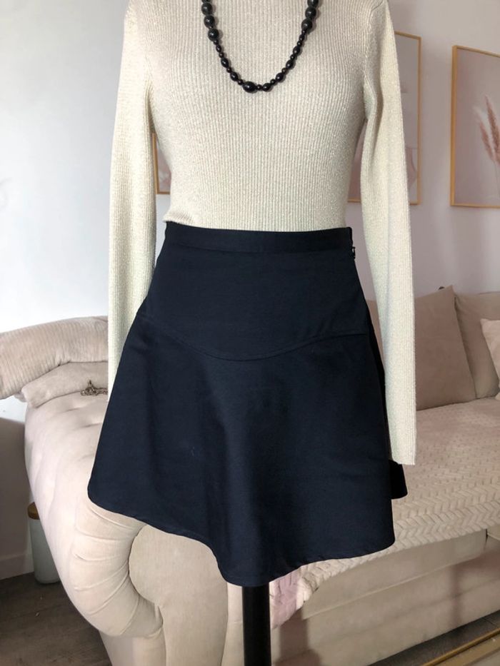 🌼Jupe bleu marine évasée Ekyog🌼