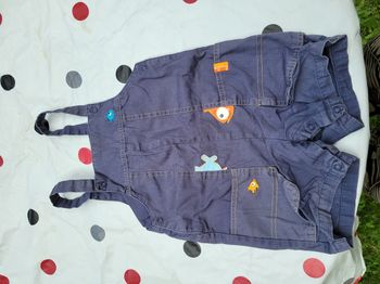 Salopette short garçon 18mois