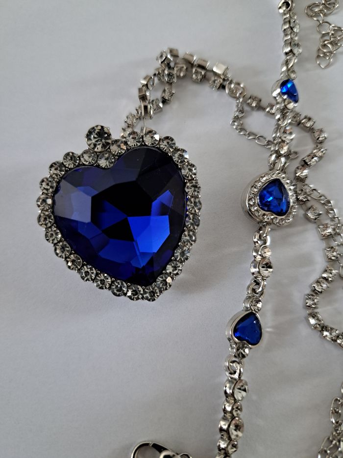 Lot Coeur de l'océan Titanic bracelet et pendentif vendu avec une pochette - photo numéro 6