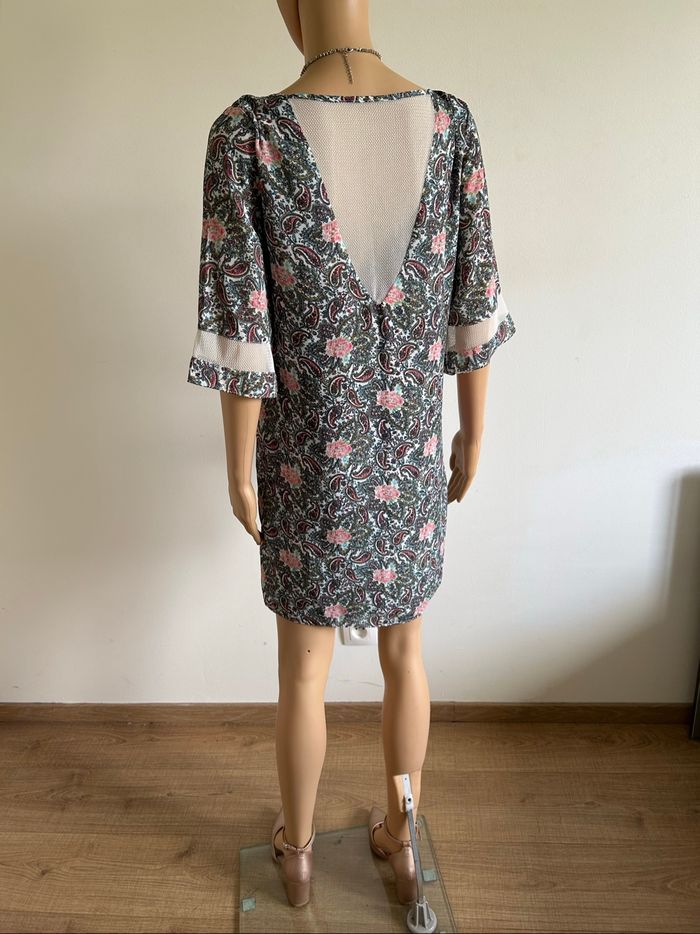 Robe imprimée à manches courtes An’ge taille 2 jamais portée - photo numéro 6