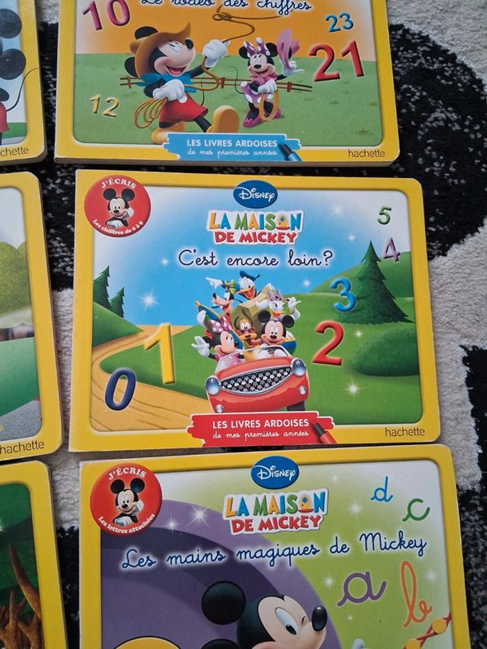 Lot de 6 livres ardoises La Maison de Mickey - photo numéro 6