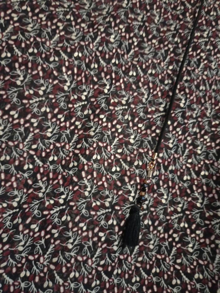 Blouse noir motif - photo numéro 4