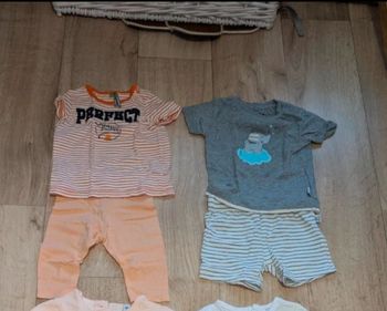Lot 2 ensemble d'été 6 Mois