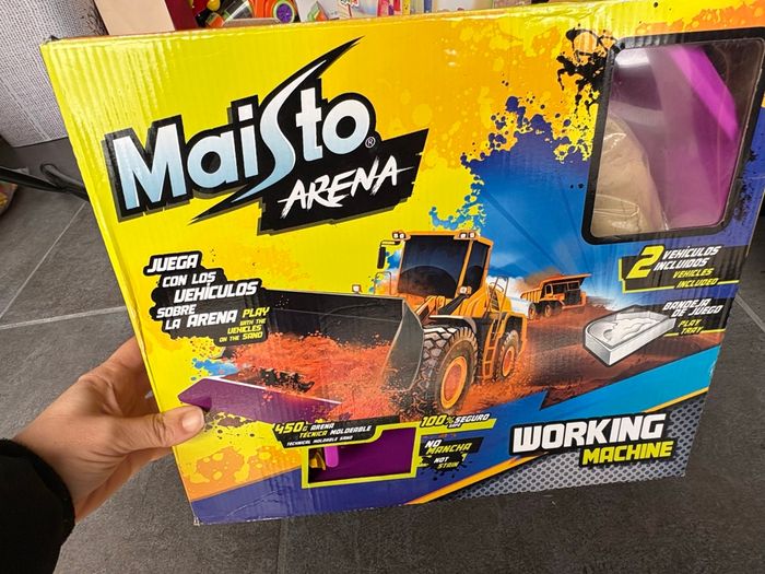 Jeu d engins avec sable