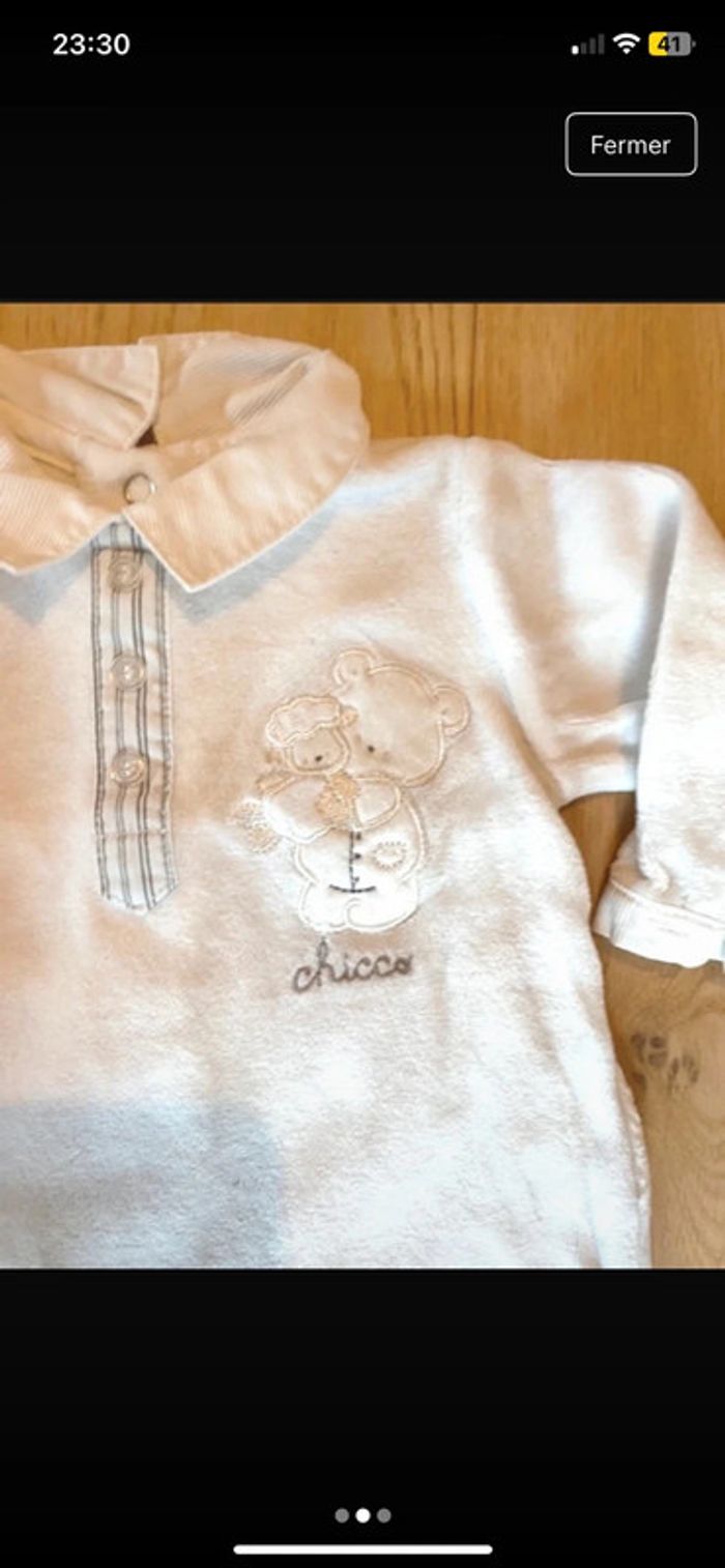 Lot de 6 Vêtements Bébé 1 mois - Pyjamas et Bodies - photo numéro 8