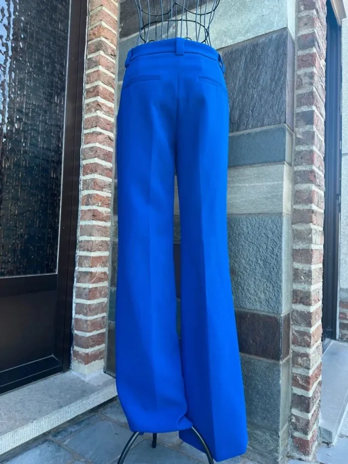 Pantalon costume bleu Zara Taille XS / 34 - photo numéro 10