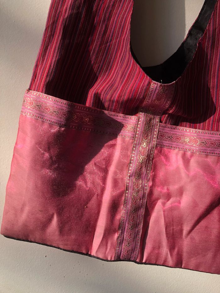 Sac rose ethnique - photo numéro 2