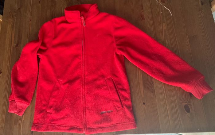 Veste polaire Tex 9/10 ans rouge - photo numéro 6