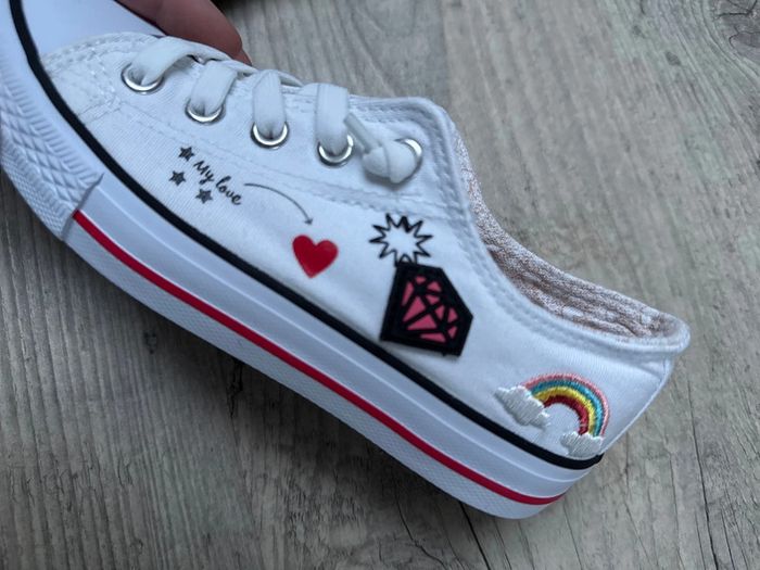 Chaussures en toile Lovely skull 32 TBE - photo numéro 9