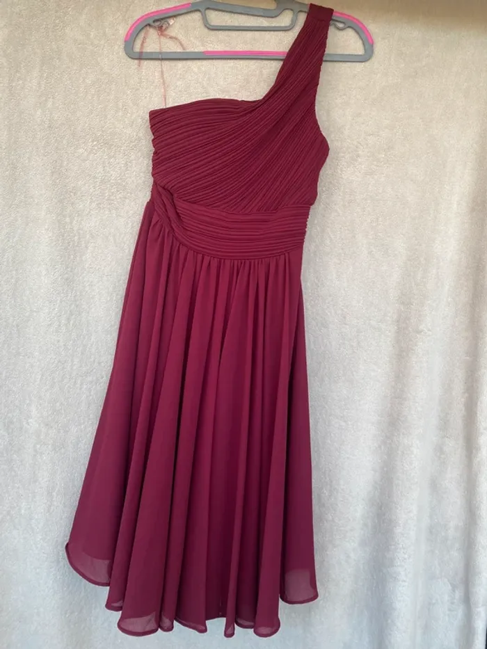 Robe de cérémonie bordeaux - photo numéro 2
