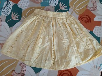 Jupe d'été jaune 8 ans
