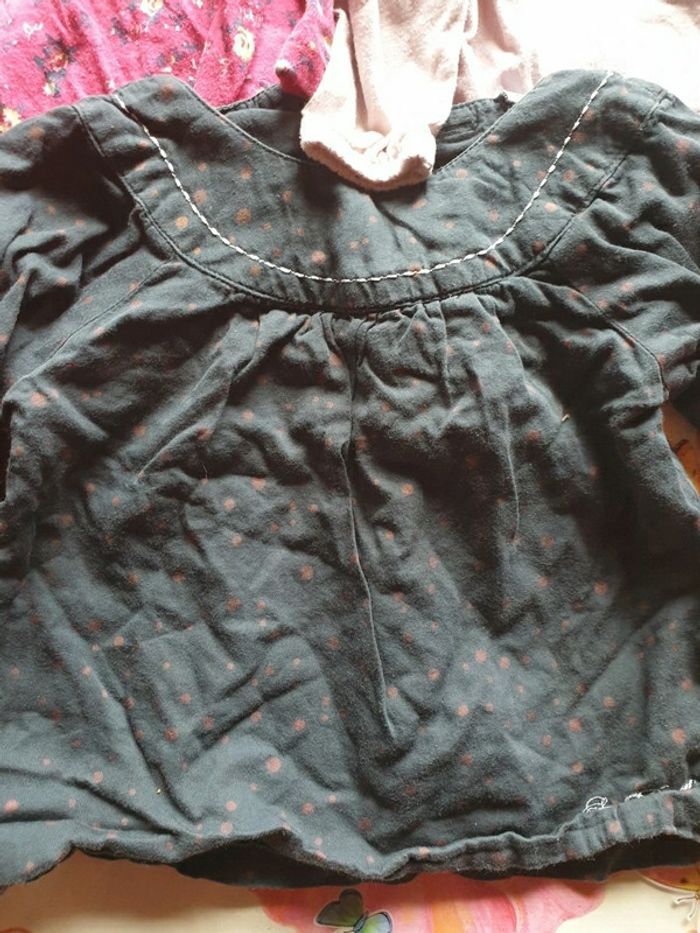 Lot de 3 t-shirt manche longue 12mois - photo numéro 2
