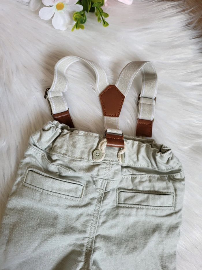 Pantalon chino avec bretelles 1mois kiabi - photo numéro 5