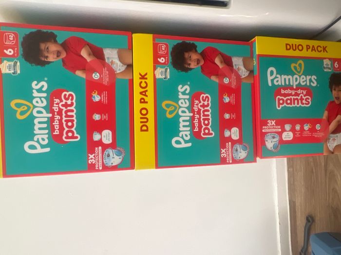 Pampers PANTS Taille 6 / Lot de 186 couches