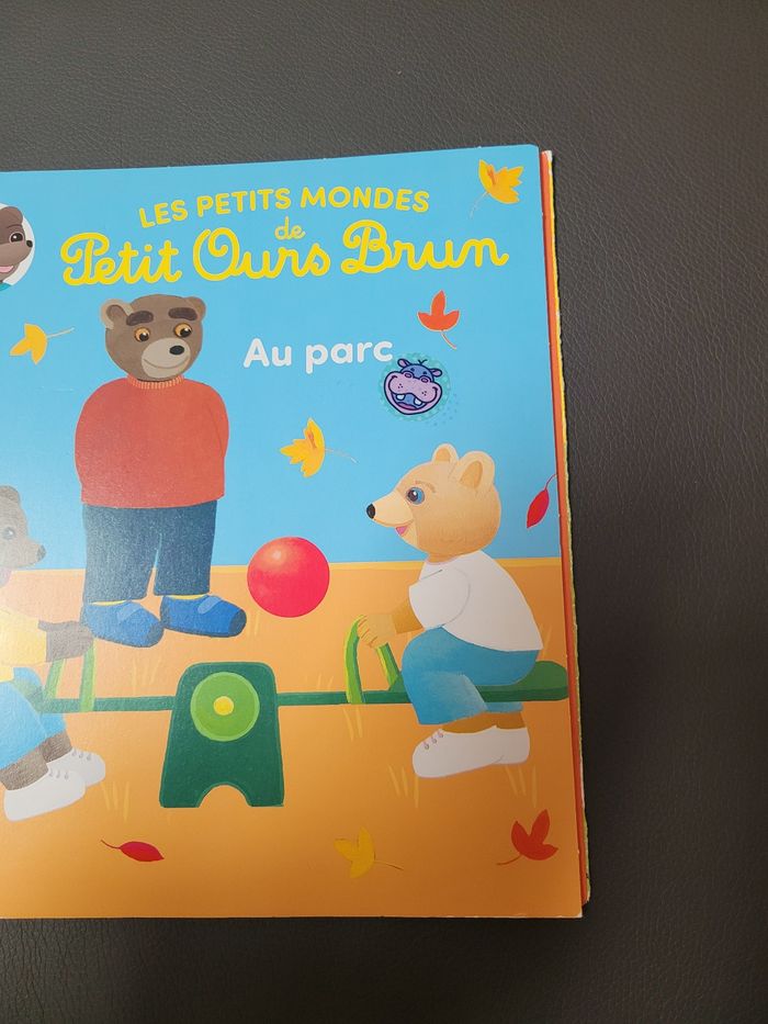 Lot de deux magazines petit ours brun parc et train - photo numéro 8