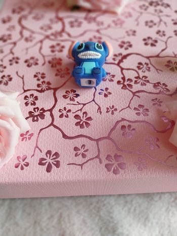 Taille crayon bleu stitch