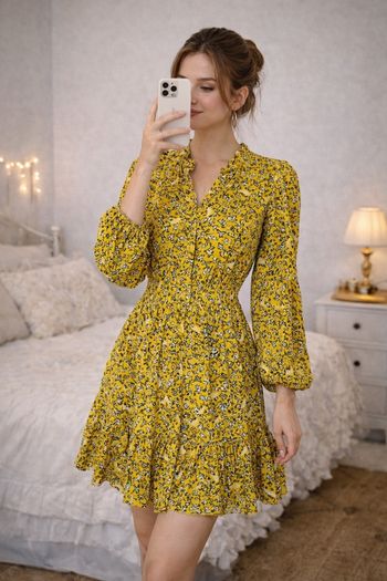 Robe ete neuve moutardes ms collection
