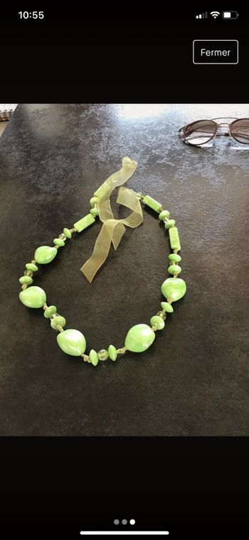 Collier fantaisie à nouer