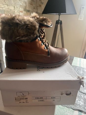 bottines d'hiver fourrées