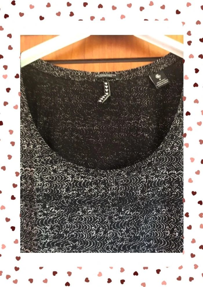 T-shirt noir t 4 Maison Scotch neuf - photo numéro 2