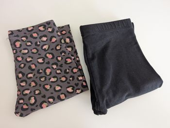 Lot de 2  leggings chauds noir et léopard - 5A - C&A