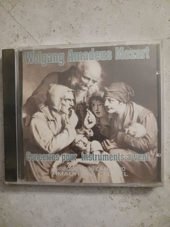 CD Wolgang Amadeus Mozart concerto pour instrument à vent