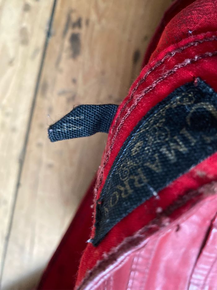 Pantalon jeans enduit bordeaux 14 ans Cimarron - photo numéro 4
