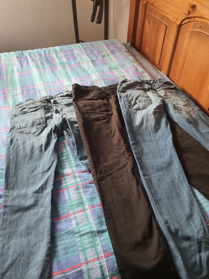 Lot 3 jeans garçon - photo numéro 2
