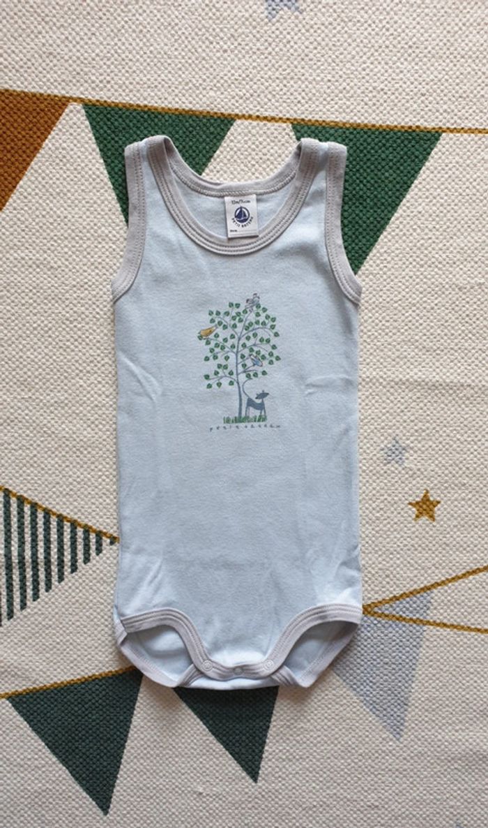 Body débardeur, taille 12 mois, Petit Bateau