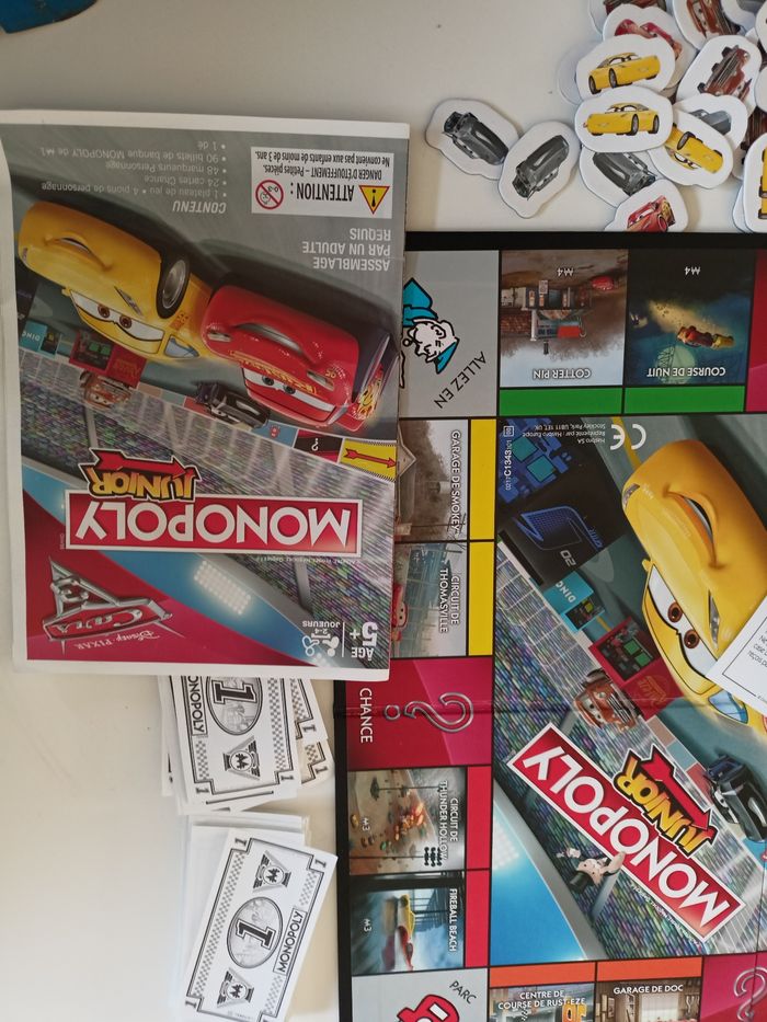 Monopoly junior cars 3 hasbro complet - photo numéro 4