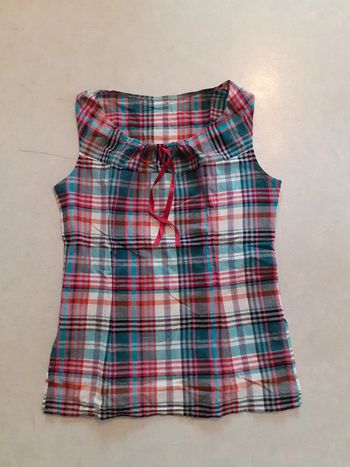 Chemisier à carreaux