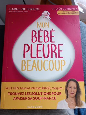 Livre Mon bébé pleure beaucoup