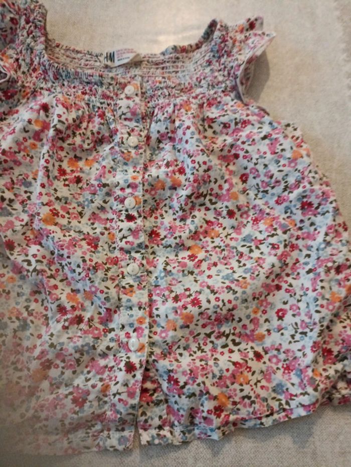 Robe H&M motif fleurs - photo numéro 4