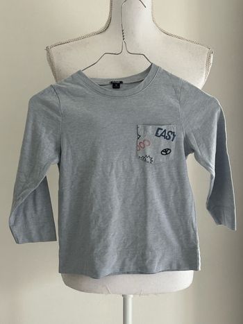 Tee shirt manches longues kiabi