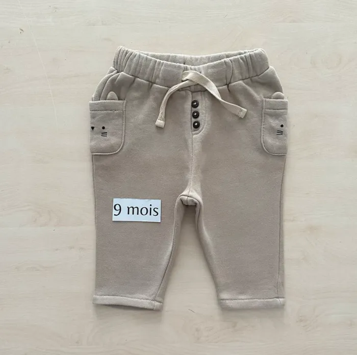 Pantalon Kiabi taille 9 mois 69-72 cm
