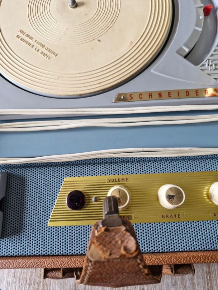 Platine vinyle 1960 Schneider Flamenco - photo numéro 3