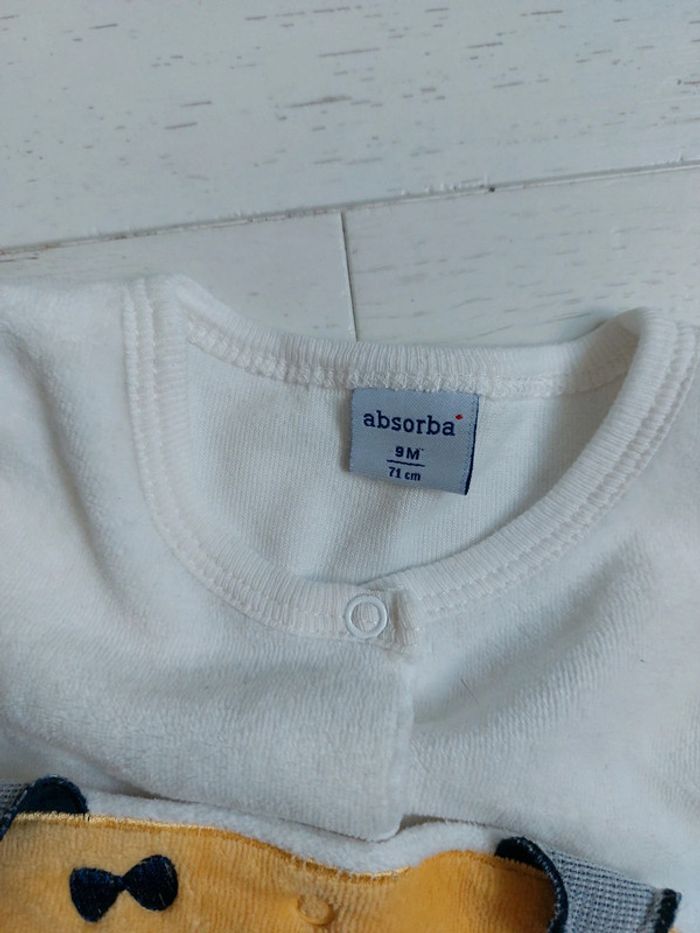 Pyjama en velours renard Absorba Taille 9 mois - photo numéro 4