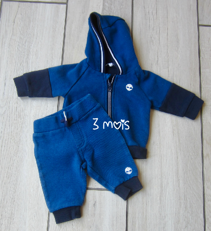 Ensemble veste zippée + pantalon forme jogging. Timberland
