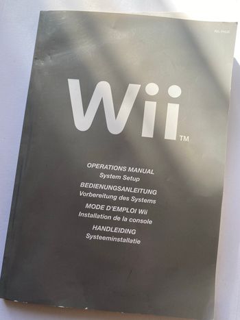 Notice console wii