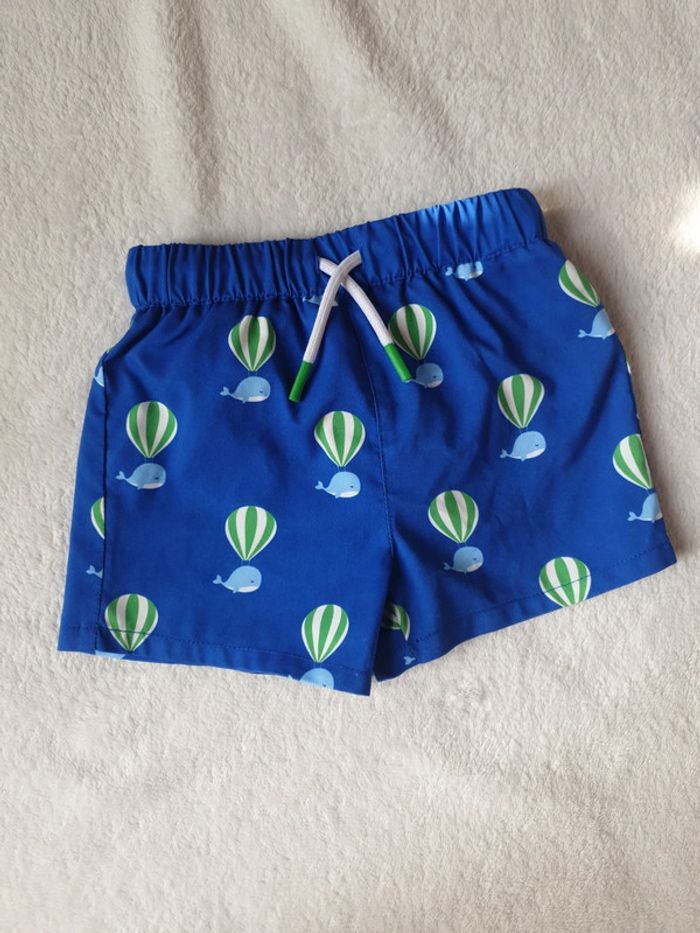 Short de bain mongolfieres/ baleines