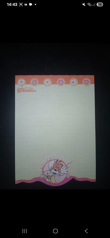 Diddlina- Feuille A5 neuve - 0,40€